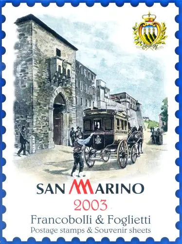 San Marino. kompletter Jahrgang 2003. Ordner.