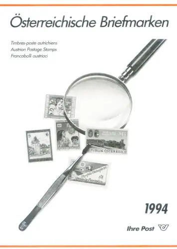 Österreich. kompletter Jahrgang 1994. Ordner.