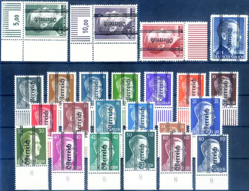 Österreich. Überdruckt 1945. Bolaffi Zertifikat.