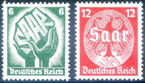 Deutsches Reich. Volksabstimmung des Saarlandes 1934.
