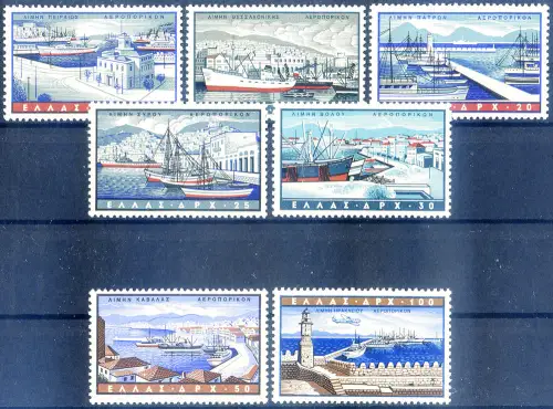 Griechenland. Häfen 1958.