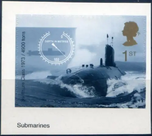 Großbritannien. U-Boot 2001. Selbstklebend.