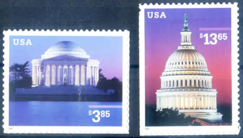 USA. 'Washington Monuments' 2002. Hohe Werte, für Espress.