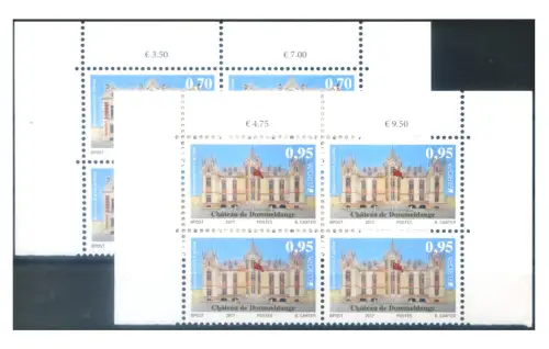 Luxemburg. Europa 2017. 4er Blöcke. Briefmarken ohne Landesangabe.