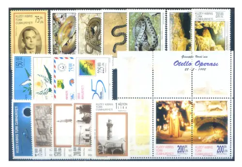Zypern. Türkische Zone. kompletter Jahrgang 1999.