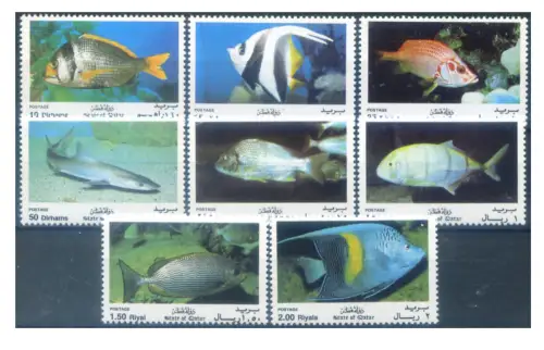 Katar. Definitiv. Fische 1991.