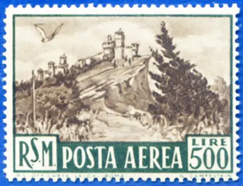 San Marino. Ansicht 1951.