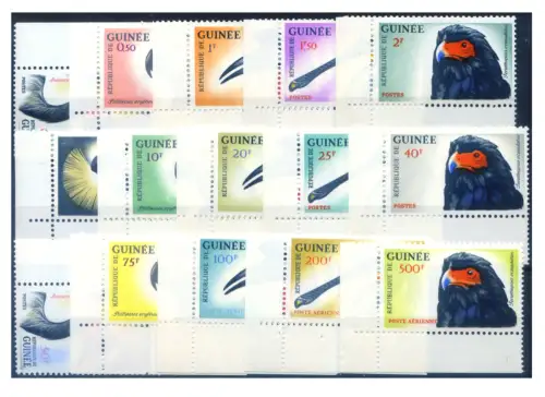 Guinea. Definitiv. Vögel 1962.