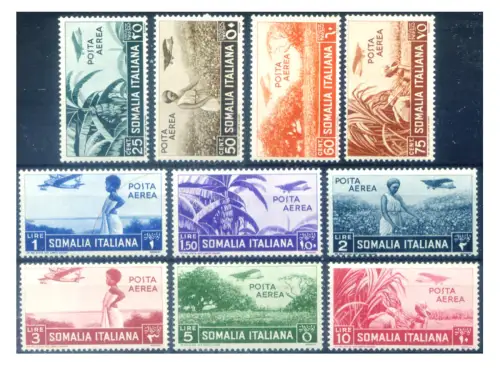Somalia. Gemälde 1936.