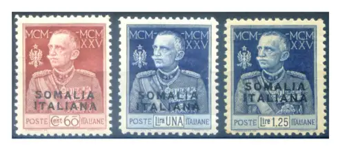 Somalia. Jubiläum 1925-1926. Spitze 11. Zentriert. Signatur A. Diena.