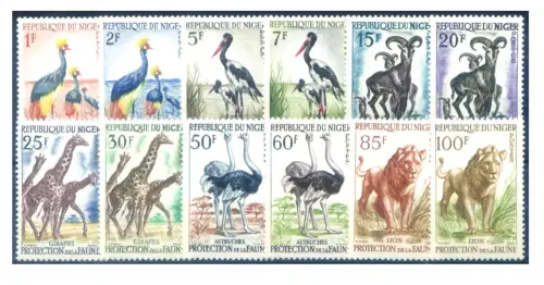 Niger. Definitiv. Wildtiere 1959.