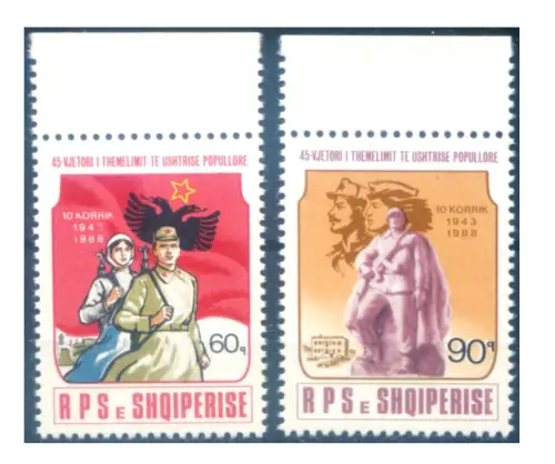 Albanien. Volksarmee 1988.