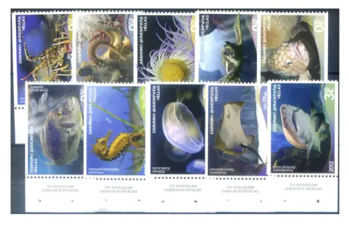 Griechenland. Definitiv. Meeresfauna 2012. Nur vertikale Spitze.
