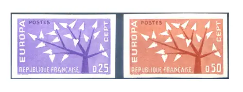 Frankreich. Europa 1962. Ungezähnt.