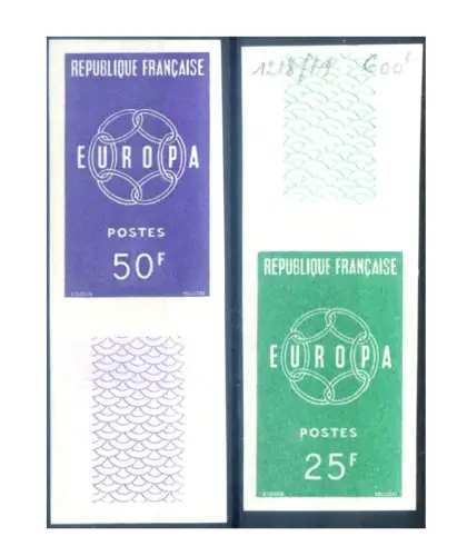 Frankreich. Europa 1959. Ungezähnt.