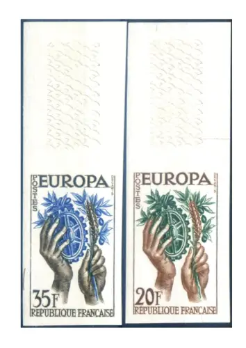 Frankreich. Europa 1957. Ungezähnt.