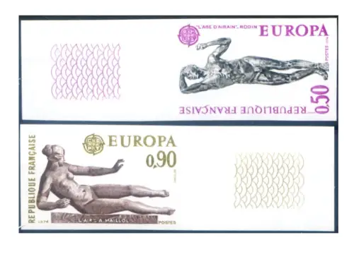 Frankreich. Europa 1974. Ungezähnt.