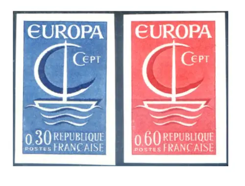 Frankreich. Europa 1966. Ungezähnt.