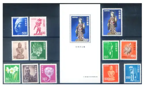 Japan. Definitiv. Ausgabesequenz 1974-1976.