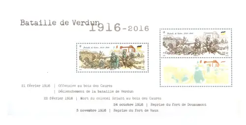 Frankreich. Schönste Briefmarke von 2016 (2017). Zettel.
