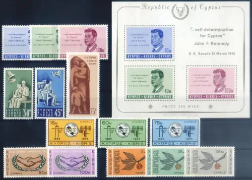 Zypern. kompletter Jahrgang 1965.