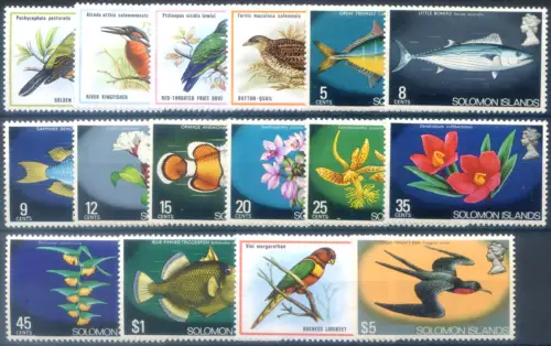 Salomonen. Definitiv. Definitiv. Flora und Fauna 1975.