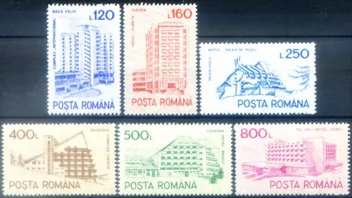 Rumänien. Definitiv. Hotels 1991.