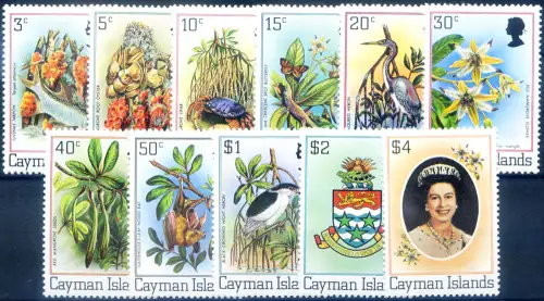 Cayman. Definitiv. Flora und Fauna 1980.
