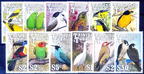 Trinidad und Tobago. Definitiv. Fauna. Vögel 1990.