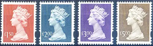 Großbritannien. Definitive 1999. Enschede Calcograph.