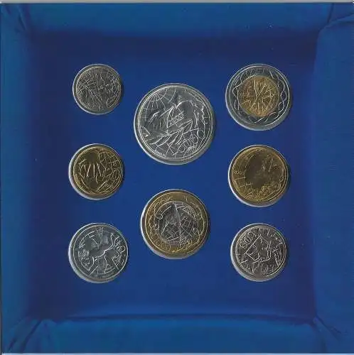 2000 San Marino serie divisionale 8 monete FDC