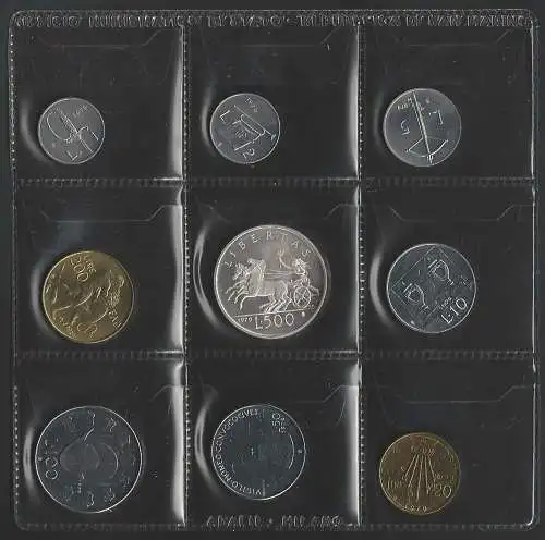 1979 San Marino divisionale 9 monete FDC
