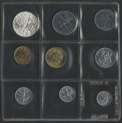 1978 San Marino serie divisionale 9 monete FDC