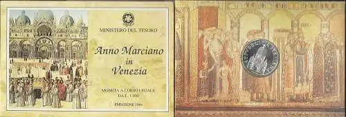 1994 Lire 1.000 Anno Marciano Venezia argento FDC