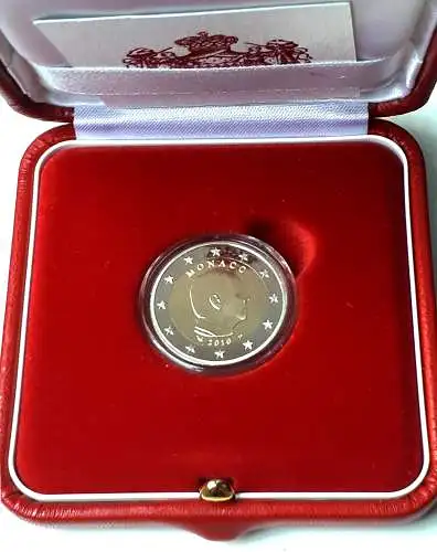 2008 Monaco euro 5,00 argento Principe Alberto II FDC