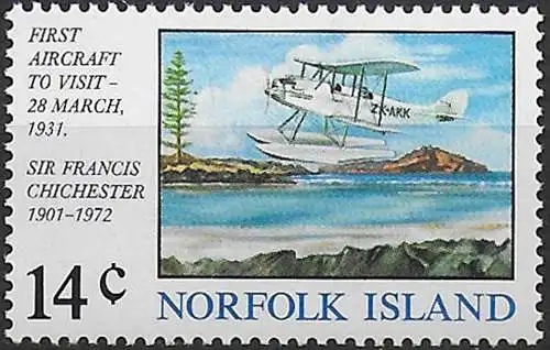 1974 Norfolk Island 1st landing 1v. MNH SG n. 151