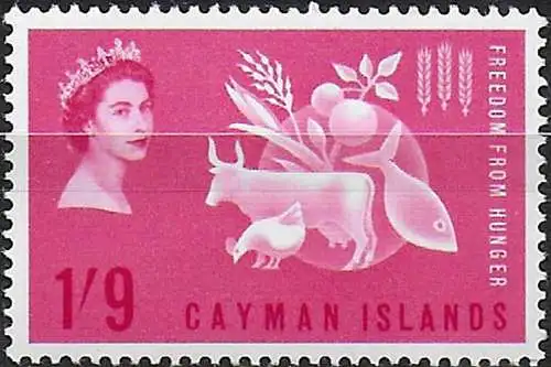 1963 Cayman Freedom from Hunger 1v. MNH SG n. 180