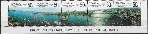 1988 Tokelau Sydpex 5v. MNH SG n. 154/158