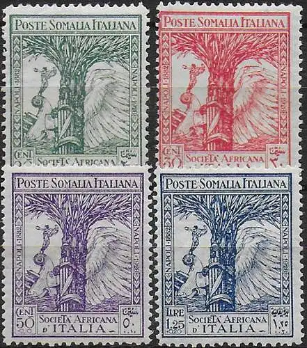 1928 Somalia Pro Società Africana 4v. MNH Sassone n. 112/15