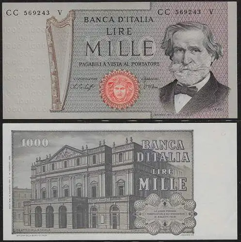 1977 Italia Lire 1.000 Verdi II FDS Rif. BI 722 Alfa