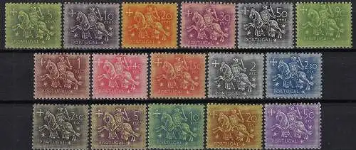 1953 Portogallo 16v. MNH Unif n. 774/88