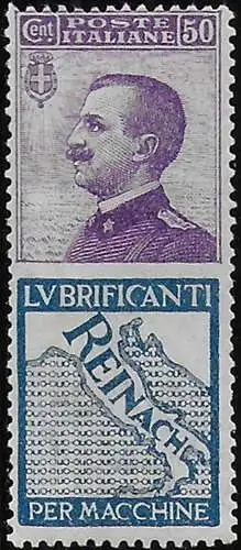 1925 Italia Pubblicitari 50c. Reinach qbc MNH Sassone n. 14