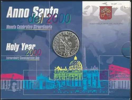 2000 Città del Vaticano Anno Santo Lire 2000 FDC