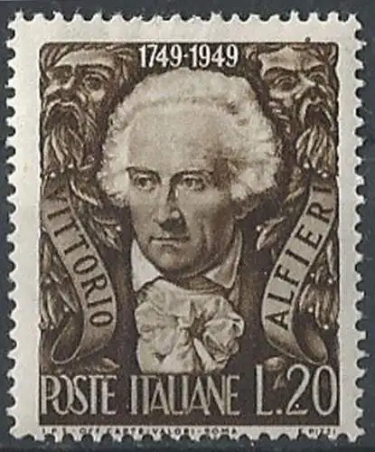 1949 Italia Alfieri MNH Sassone n. 605