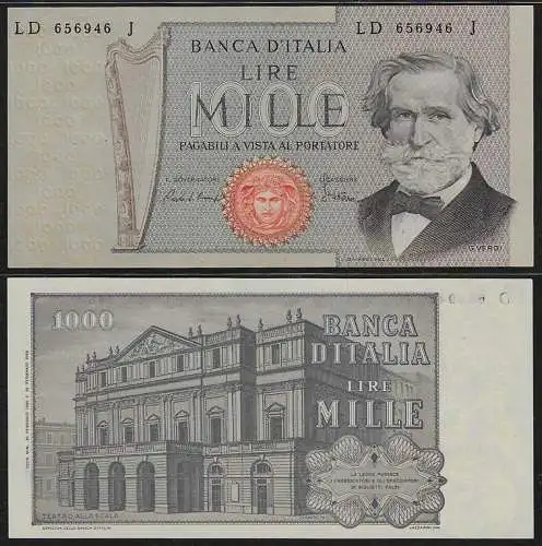 1980 Lire 1.000 Verdi II FDS Rif BI 724 Alfa