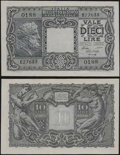 1946 Lire 10 Testa di Giove FDS Rif BS 19A Gigante