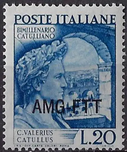 1949 Trieste A Valerio Catullo MNH Sassone n. 55