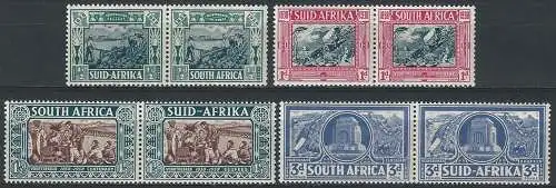 1938 Union of South Africa Giorgio VI 4v. MNH SG. n. 76/79