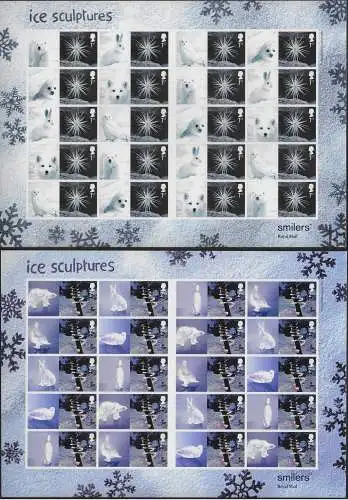 2003 Gran Bretagna Natale MNH Unif n. MS 15/16