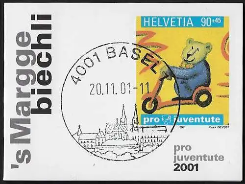 2001 Svizzera Pro Juventute Marggebiechli MNH SBHV n. 50A